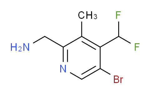 2-(Aminomethyl)-5-bromo-4-(difluoromethyl)-3-methylpyridine