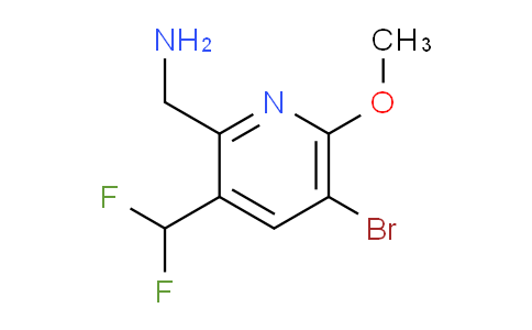 2-(Aminomethyl)-5-bromo-3-(difluoromethyl)-6-methoxypyridine