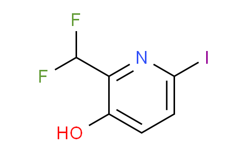 2-(Difluoromethyl)-6-iodo-3-hydroxypyridine