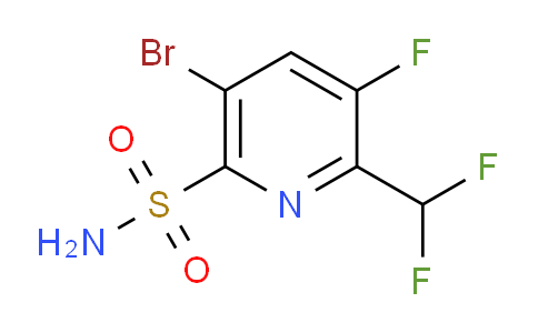 AM124769 | 1805167-50-3 | 5-Bromo-2-(difluoromethyl)-3-fluoropyridine-6-sulfonamide