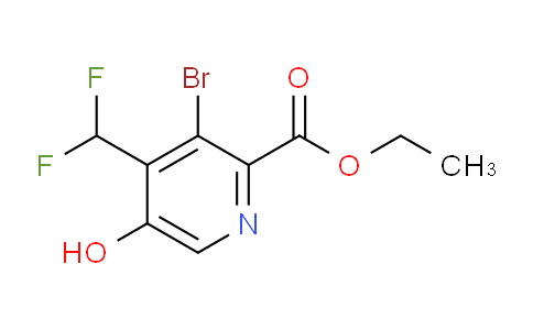 AM124770 | 1804653-83-5 | Ethyl 3-bromo-4-(difluoromethyl)-5-hydroxypyridine-2-carboxylate