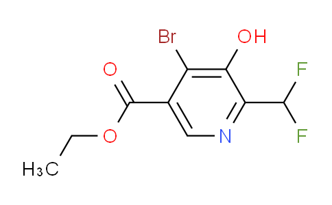 AM124776 | 1805162-93-9 | Ethyl 4-bromo-2-(difluoromethyl)-3-hydroxypyridine-5-carboxylate