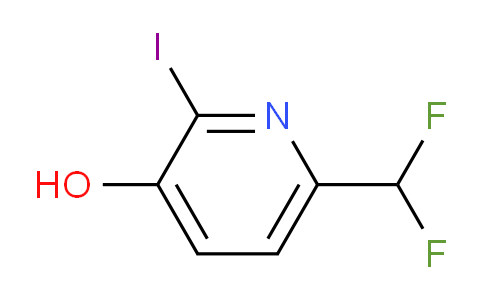 6-(Difluoromethyl)-2-iodo-3-hydroxypyridine