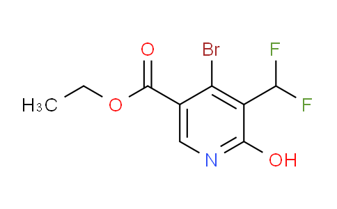 Ethyl 4-bromo-3-(difluoromethyl)-2-hydroxypyridine-5-carboxylate