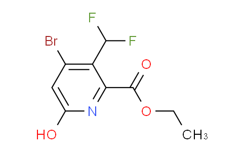 Ethyl 4-bromo-3-(difluoromethyl)-6-hydroxypyridine-2-carboxylate