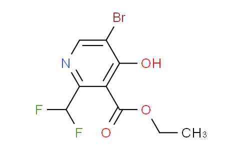Ethyl 5-bromo-2-(difluoromethyl)-4-hydroxypyridine-3-carboxylate