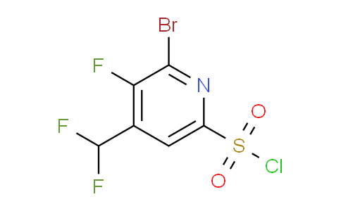 AM124795 | 1805365-28-9 | 2-Bromo-4-(difluoromethyl)-3-fluoropyridine-6-sulfonyl chloride