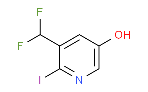 3-(Difluoromethyl)-2-iodo-5-hydroxypyridine