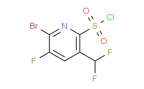 AM124802 | 1806829-93-5 | 2-Bromo-5-(difluoromethyl)-3-fluoropyridine-6-sulfonyl chloride