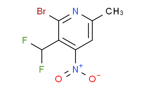 AM124808 | 1805243-85-9 | 2-Bromo-3-(difluoromethyl)-6-methyl-4-nitropyridine