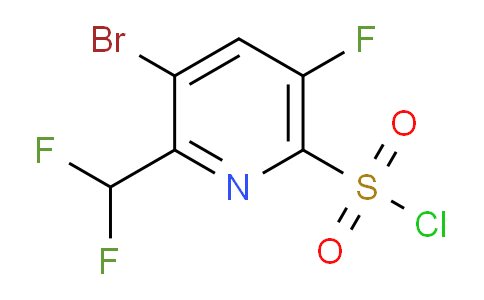 AM124815 | 1804656-94-7 | 3-Bromo-2-(difluoromethyl)-5-fluoropyridine-6-sulfonyl chloride