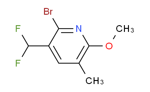 2-Bromo-3-(difluoromethyl)-6-methoxy-5-methylpyridine