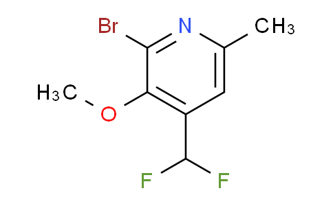 AM124826 | 1805246-20-1 | 2-Bromo-4-(difluoromethyl)-3-methoxy-6-methylpyridine