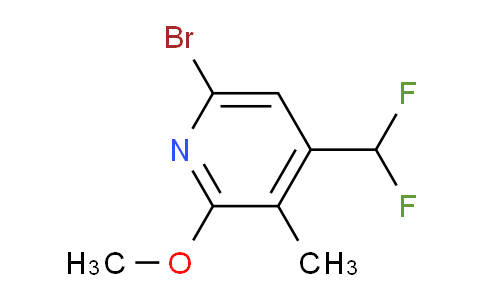 AM124829 | 1806908-58-6 | 6-Bromo-4-(difluoromethyl)-2-methoxy-3-methylpyridine