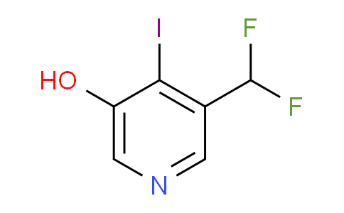 3-(Difluoromethyl)-4-iodo-5-hydroxypyridine