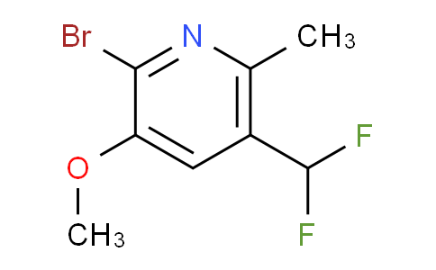 AM124831 | 1805417-13-3 | 2-Bromo-5-(difluoromethyl)-3-methoxy-6-methylpyridine