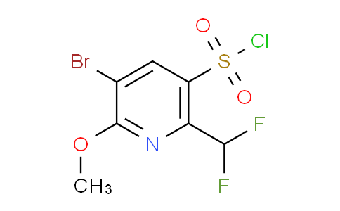 AM124833 | 1805242-70-9 | 3-Bromo-6-(difluoromethyl)-2-methoxypyridine-5-sulfonyl chloride