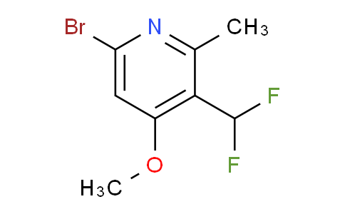 AM124835 | 1806908-66-6 | 6-Bromo-3-(difluoromethyl)-4-methoxy-2-methylpyridine