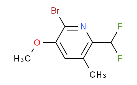AM124836 | 1806908-69-9 | 2-Bromo-6-(difluoromethyl)-3-methoxy-5-methylpyridine