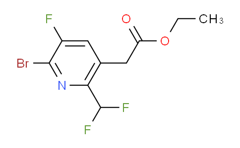 AM124845 | 1805243-16-6 | Ethyl 2-bromo-6-(difluoromethyl)-3-fluoropyridine-5-acetate