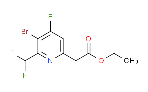 AM124849 | 1806829-08-2 | Ethyl 3-bromo-2-(difluoromethyl)-4-fluoropyridine-6-acetate