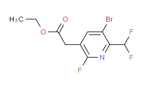 AM124852 | 1806998-66-2 | Ethyl 3-bromo-2-(difluoromethyl)-6-fluoropyridine-5-acetate