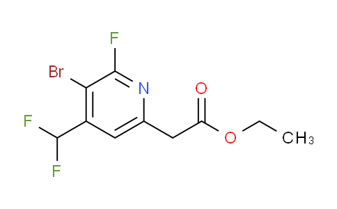 AM124854 | 1805402-73-6 | Ethyl 3-bromo-4-(difluoromethyl)-2-fluoropyridine-6-acetate