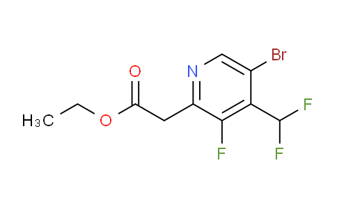 AM124856 | 1806063-84-2 | Ethyl 5-bromo-4-(difluoromethyl)-3-fluoropyridine-2-acetate