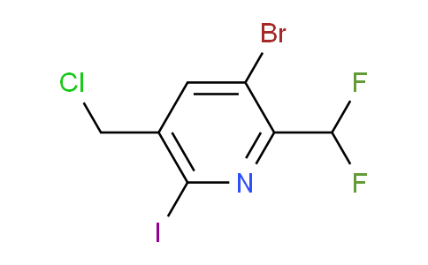 AM124864 | 1805921-87-2 | 3-Bromo-5-(chloromethyl)-2-(difluoromethyl)-6-iodopyridine