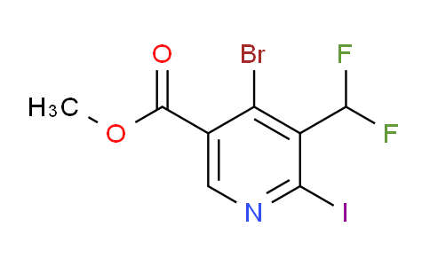 AM124874 | 1806871-58-8 | Methyl 4-bromo-3-(difluoromethyl)-2-iodopyridine-5-carboxylate