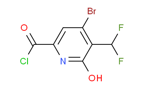 AM124875 | 1805342-97-5 | 4-Bromo-3-(difluoromethyl)-2-hydroxypyridine-6-carbonyl chloride