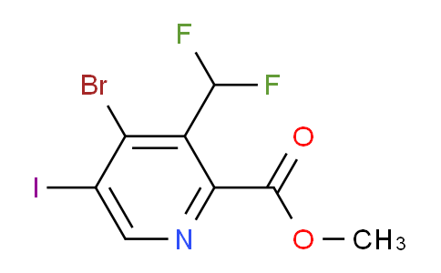 AM124876 | 1806871-55-5 | Methyl 4-bromo-3-(difluoromethyl)-5-iodopyridine-2-carboxylate