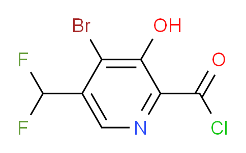 AM124877 | 1804888-57-0 | 4-Bromo-5-(difluoromethyl)-3-hydroxypyridine-2-carbonyl chloride