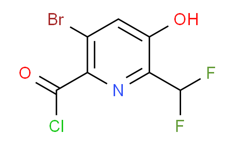 AM124878 | 1805403-56-8 | 5-Bromo-2-(difluoromethyl)-3-hydroxypyridine-6-carbonyl chloride
