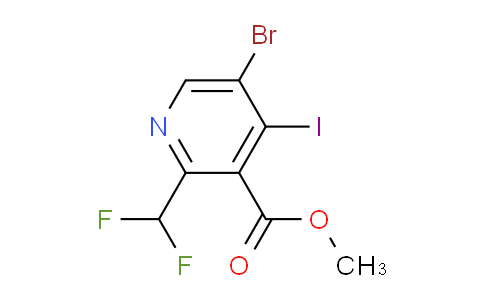 AM124881 | 1805247-37-3 | Methyl 5-bromo-2-(difluoromethyl)-4-iodopyridine-3-carboxylate