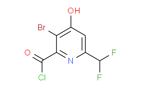 AM124882 | 1806912-36-6 | 3-Bromo-6-(difluoromethyl)-4-hydroxypyridine-2-carbonyl chloride