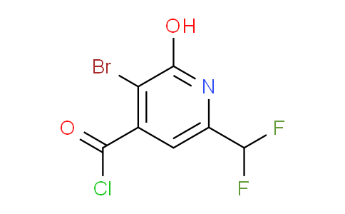 AM124884 | 1805403-62-6 | 3-Bromo-6-(difluoromethyl)-2-hydroxypyridine-4-carbonyl chloride