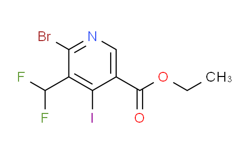 AM124885 | 1805417-20-2 | Ethyl 2-bromo-3-(difluoromethyl)-4-iodopyridine-5-carboxylate