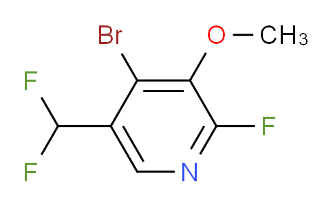AM124887 | 1805395-02-1 | 4-Bromo-5-(difluoromethyl)-2-fluoro-3-methoxypyridine