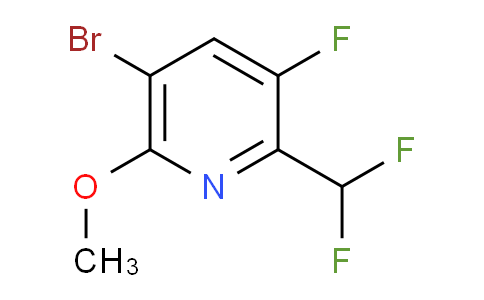 AM124889 | 1805334-04-6 | 5-Bromo-2-(difluoromethyl)-3-fluoro-6-methoxypyridine