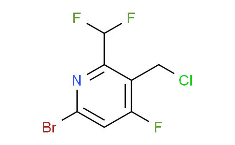 AM124893 | 1806995-67-4 | 6-Bromo-3-(chloromethyl)-2-(difluoromethyl)-4-fluoropyridine
