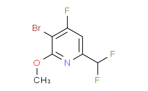 AM124894 | 1805353-40-5 | 3-Bromo-6-(difluoromethyl)-4-fluoro-2-methoxypyridine