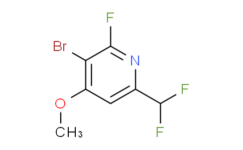 AM124896 | 1805365-61-0 | 3-Bromo-6-(difluoromethyl)-2-fluoro-4-methoxypyridine