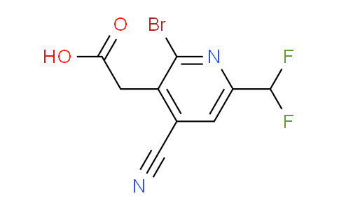 AM124905 | 1805357-02-1 | 2-Bromo-4-cyano-6-(difluoromethyl)pyridine-3-acetic acid