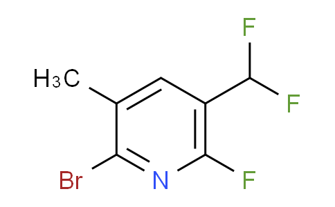 AM124909 | 1804912-46-6 | 2-Bromo-5-(difluoromethyl)-6-fluoro-3-methylpyridine