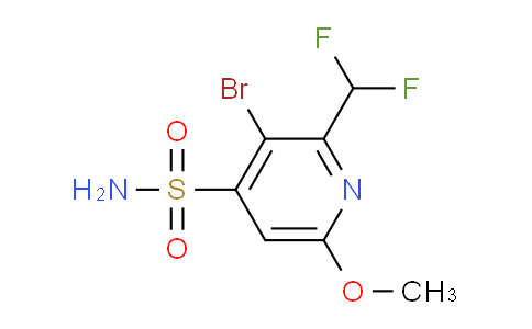 AM124924 | 1804978-67-3 | 3-Bromo-2-(difluoromethyl)-6-methoxypyridine-4-sulfonamide