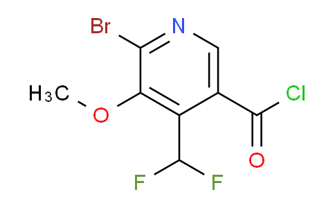 AM124932 | 1805928-07-7 | 2-Bromo-4-(difluoromethyl)-3-methoxypyridine-5-carbonyl chloride