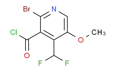 2-Bromo-4-(difluoromethyl)-5-methoxypyridine-3-carbonyl chloride