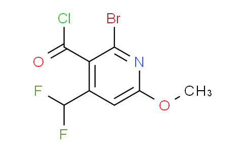 2-Bromo-4-(difluoromethyl)-6-methoxypyridine-3-carbonyl chloride
