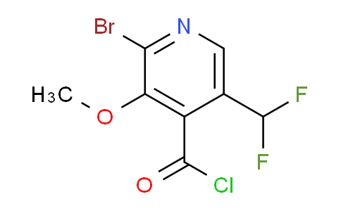 2-Bromo-5-(difluoromethyl)-3-methoxypyridine-4-carbonyl chloride